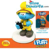 Puffo Natura Osservatore piedistallo- Sbabam - 7,5cm (Serie 2 NR 9)