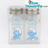 Smurfen Peper en zoutstel - Glas - De oorsprong van de smurfen - 7,5 cm