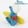 20137: Wellenreiter Schlumpf – gelbes Surfbrett –Schleich - 5,5cm