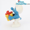 20538: Lolsmurf met cadeautje -2005 - Schleich - 5,5cm