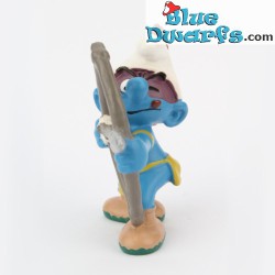 20551: Indian smurf with bow (2007) - Schleich - 5,5cm