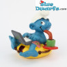 20522: Pitufo adicto al trabajo (2003) - Schleich - 5,5cm
