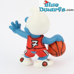 20518: Basketballer smurf (2003) - Schleich - 5,5cm