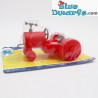 Tractor - Beweegbare smurf - Smurfen Speelfiguurtje  - DeAgostini - 12cm
