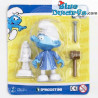 Schtroumpf sculpteur - Schtroumpf mobile en plastique - Figurine - DeAgostini - 7cm