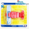 Avión - Plástico pitufo móvil - Figura -  DeAgostini - 7cm