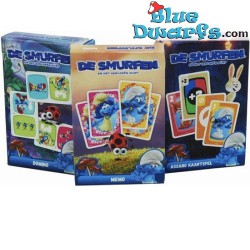 3x Carte da gioco Puffi Assano - Memory - Domino - smurfs