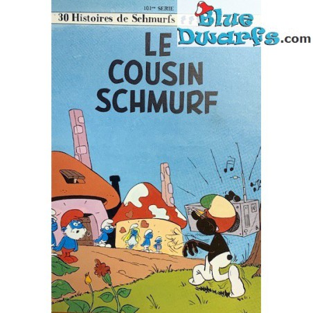 Le Cousin Schmurf - Ansichtkaart van de smurfen (15 x 10,5 cm)