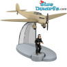 Tintin aeroplano: Moulinsart (+/- 13 x 15 x 9 cm)