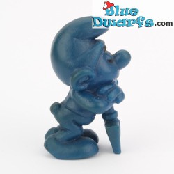 20043: Digger Smurf - blue figurine - Waldbauer - Schleich - 5,5cm