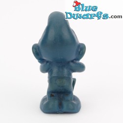 20043: Digger Smurf with shovel- Blue color - Brand: Waldbauer - Promotional Smurf - Schleich - 5.5cm