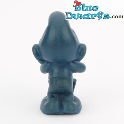 20043: Faulenzer Schlumpf mit Schaufel - Blau - Marke: Waldbauer - Werbeschlumpf - Schleich - 5,5cm