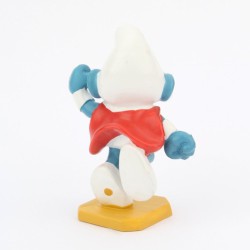 20119: Super smurf - yellow base - white short sleeves / White shoes - Bully - 6cm