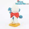 20119: Supersmurf - gele ondergrond en korte witte mouwen en witte schoenen - Bully - 6cm