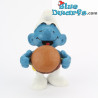 20158: Puffo con hamburger - Schleich - 5,5cm