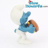 20158: Smurf met hamburger - Schleich - 5,5cm