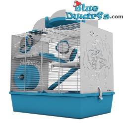 Productos para roedores - Pitufina jaula para roedores - Duvo Plus - 50x33x44,5cm