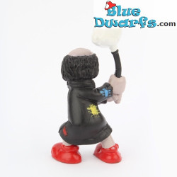 20181: Gargamel mit Netz - weißes Netz - Evanplast - 5,5cm