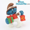 20201: Kerstmis smurf met lantaarn - zonder koord - Schleich - 5,5cm