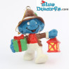 20201: Pitufo navideño con linterna - con cable - Schleich - 5,5cm