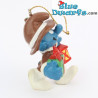 20201: Puffo di natale con Lanterna - con cordone - Schleich - 5,5cm