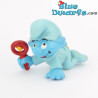 20203: Schtroumpf bébé avec hochet - peau bleu clair - Schleich - 5,5cm