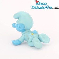 20203: Baby smurf with rattle - light blue skin - Schleich - 5,5cm