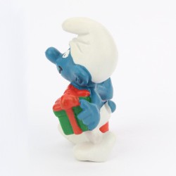 20207: Smurf with candy cane and gift - Schleich - 5,5cm