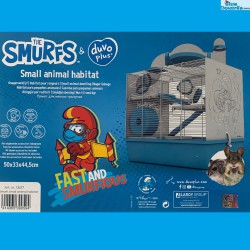 Rodent products - Smurfette animal habitat - Duvo Plus - 50x33x44,5cm