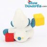 20214: Baby puffo con blocchi - Giallo/Verde/Rosso - Schleich - 4cm