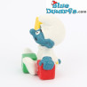 20214: Babysmurf met bouwblokken - Geel/Groen/Rood - Schleich - 4cm