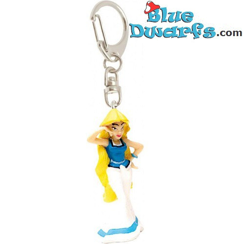 porte-clé Falbala figurine Asterix et Obelix Plastoy - 4 cm