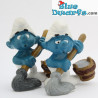 20193: Smurf met dweil (schoonmaak)