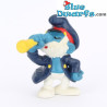 20141: Schtroumpf capitaine - manteau bleu - VG - Schleich - 5,5cm
