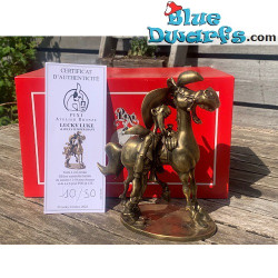 Lucky Luke et Jolly Jumper – Version bronze – 20 cm – Pixi 2022
