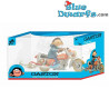 Gaston and his Motorbike Sapatoku - Resin Figurine - Plastoy - 22x8X12 cm