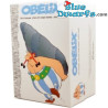 Obelix mit Bücherstapel - Kunstharzfigur - Plastoy -15cm