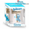 Pitufo con pancarta - Just Smurf it - Figura Resina - Plastoy - 12cm