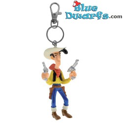 Lucky Luke keyring - Figurine - Lucky Luke with two guns - 8cm