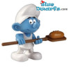 Baker Smurf - Movable smurf  - figurine - DeAgostini - 7cm