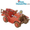 Fireman Smurf with car - Movable smurf - figurine - DeAgostini - 7cm