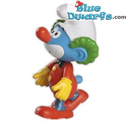 Clown Smurf - Movable smurf  - figurine - DeAgostini - 7cm