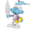 Poet Smurf - Movable smurf  - figurine - DeAgostini - 7cm