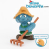 20138: Farmer smurf with rake - shiny colours - Schleich - 5,5cm