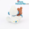 20205: Babysmurf met teddybeer - Schleich - 5,5cm