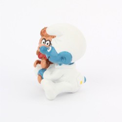 20205: Baby puffo con orsacchiotto - W.Germany - Schleich - 5,5cm