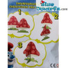 Delhaize - Champignon des schtroumpfs - 2011 - 34x33cm