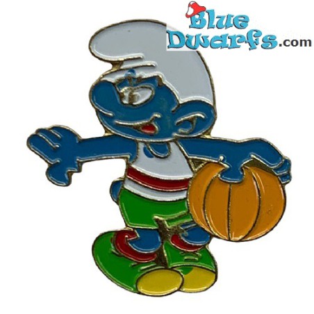 Basketball Smurf - Collectible Pin - Peyo 1993 IMPS Brussels - 2,5 cm