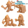 4 Roman Smurfs - Monochrome - Light Pink - Complete Set - 5.5cm