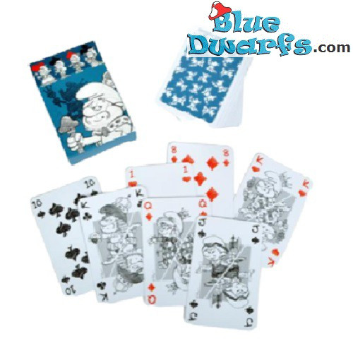 Mazzo di Carte dei Puffi - 55 carte - I Puffi Schizzate